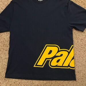 PALACE Black Tee with White Tag